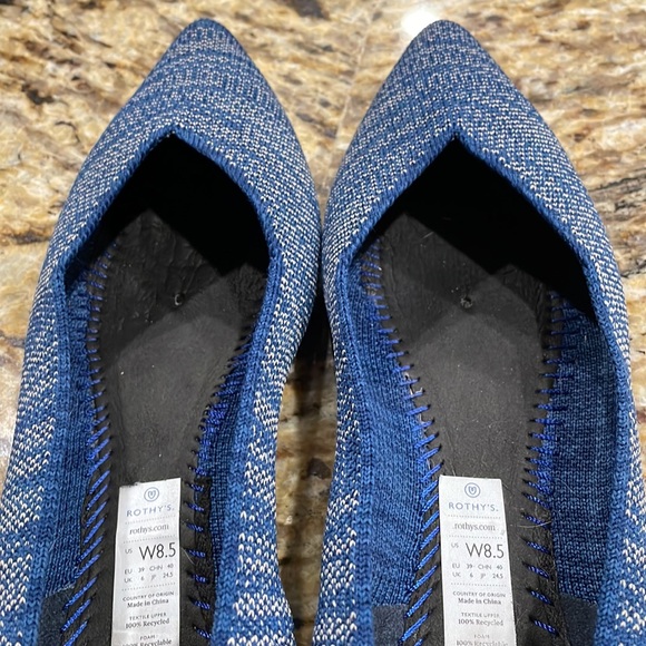 Rothy’s Indigo Heather Point *discontinued*! - Picture 7 of 9